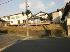 松江市鹿島町名分、土地の画像です