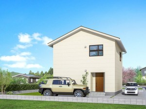 松江市西川津町、土地の建築プラン例画像です