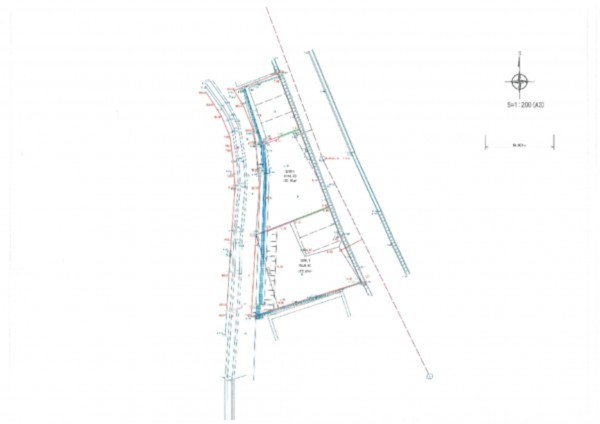 松江市西津田、土地の間取り画像です
