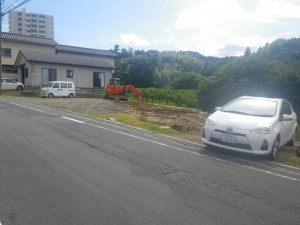 松江市西津田、土地の画像です
