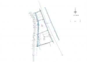 松江市西津田、土地の間取り画像です