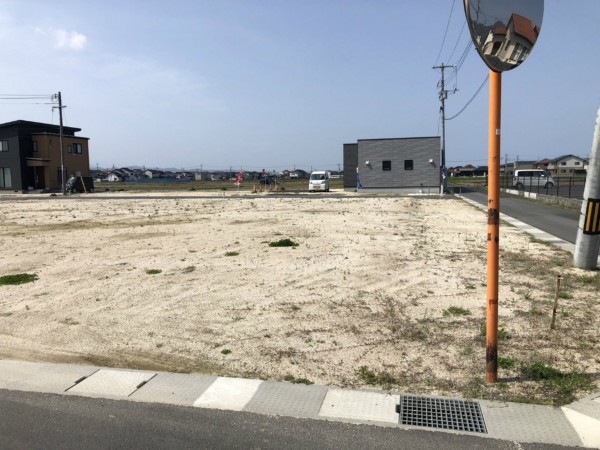 出雲市白枝町、土地の画像です
