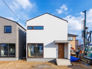 鳥取市浜坂、新築一戸建ての外観画像です