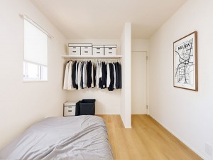 鳥取市浜坂、新築一戸建ての寝室画像です