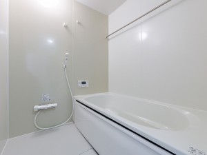 鳥取市浜坂、新築一戸建ての風呂画像です