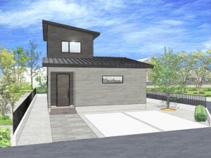出雲市斐川町上直江、新築一戸建ての画像です