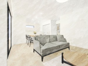 出雲市斐川町上直江、新築一戸建ての画像です