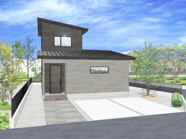 出雲市斐川町上直江、新築一戸建ての画像です