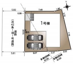 松江市津田町、新築一戸建ての画像です