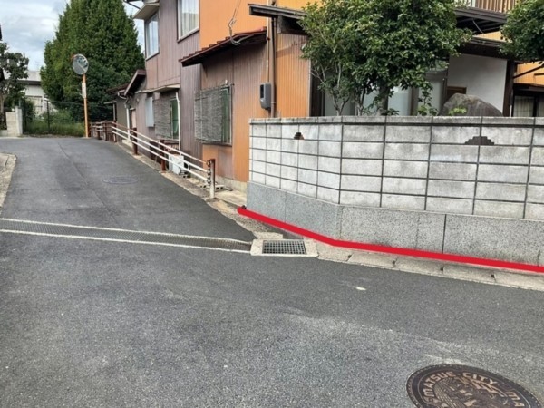 松江市八雲台、土地の画像です