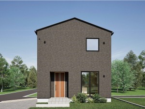 境港市上道町、土地の建築プラン例画像です