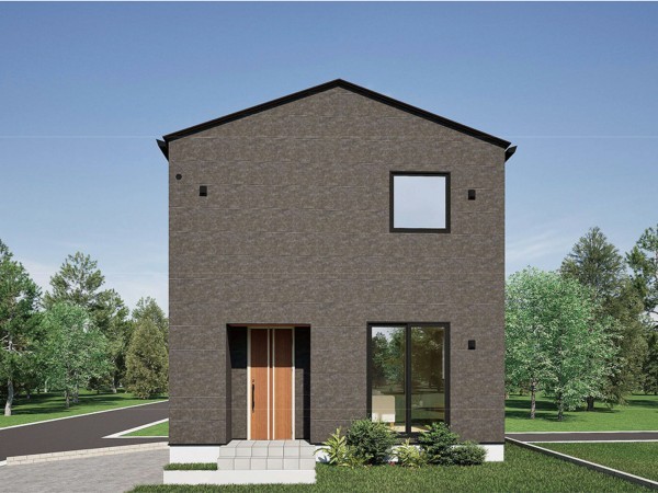 境港市上道町、土地の建築プラン例画像です