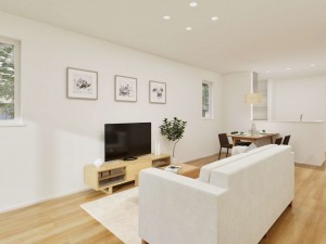 出雲市斐川町出西、新築一戸建ての内装画像です