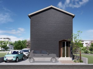 松江市東出雲町揖屋、土地の建築プラン例画像です