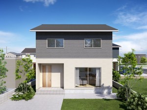 松江市東出雲町揖屋、土地の建築プラン例画像です