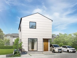 松江市東忌部町、新築一戸建ての完成予想図（外観）画像です