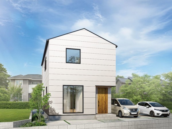 松江市東忌部町、新築一戸建ての完成予想図（外観）画像です