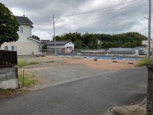 松江市西津田、土地の画像です