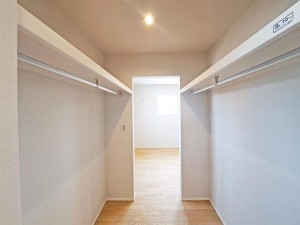 鳥取市卯垣、新築一戸建ての収納画像です