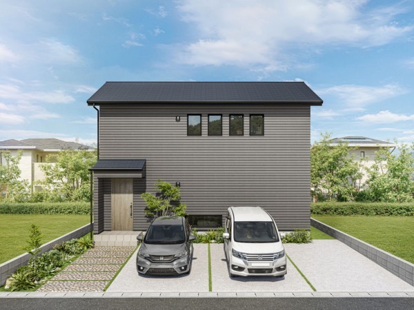 松江市浜佐田町、新築一戸建ての外観画像です