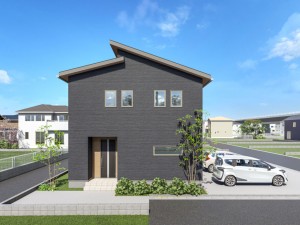 出雲市小山町、土地の建築プラン例画像です