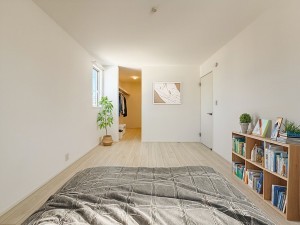 松江市法吉町、新築一戸建ての寝室画像です