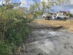 松江市一の谷町、土地の画像です