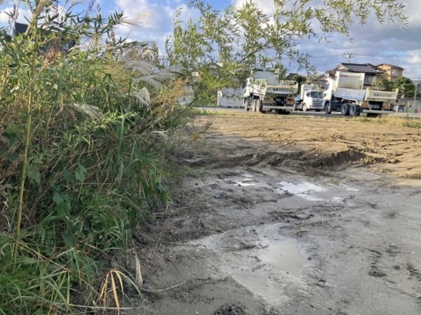 松江市一の谷町、土地の画像です