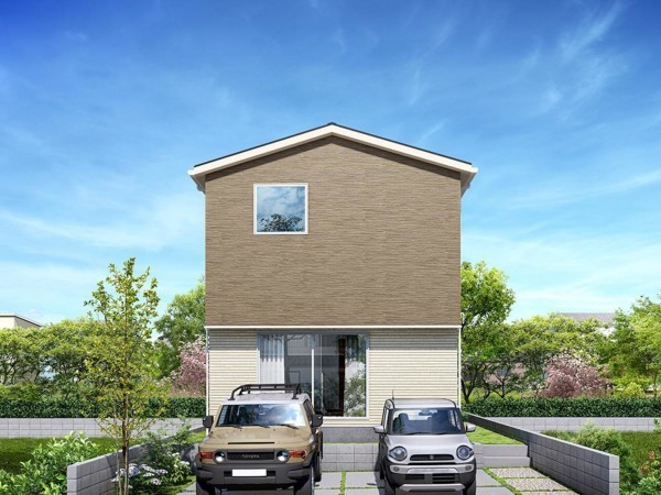 松江市上乃木、土地の完成予想図（外観）画像です