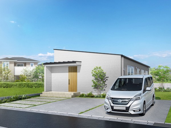 境港市上道町、新築一戸建ての完成予想図（外観）画像です