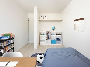 米子市旗ヶ崎、新築一戸建ての子ども部屋画像です