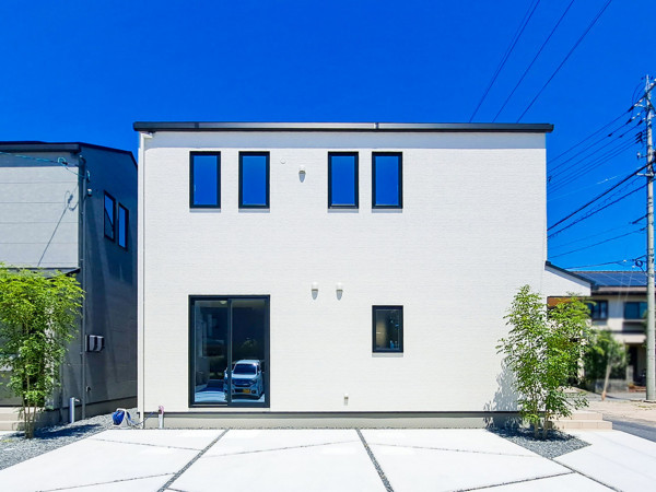 米子市旗ヶ崎、新築一戸建ての外観画像です