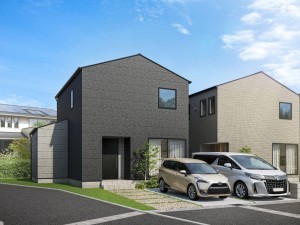 鳥取市浜坂、新築一戸建ての外観画像です