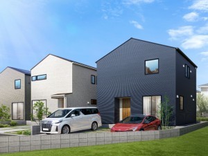 鳥取市浜坂、新築一戸建ての外観画像です