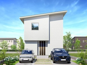 松江市東津田町、土地の建築プラン例画像です