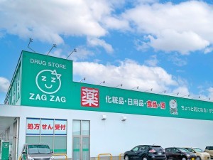 境港市上道町、新築一戸建てのドラッグストア画像です