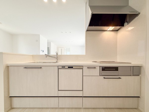 境港市上道町、新築一戸建てのキッチン画像です