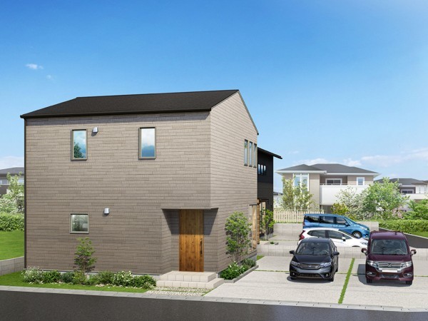 境港市上道町、新築一戸建ての完成予想図（外観）画像です