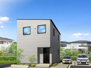 出雲市小山町、新築一戸建ての外観画像です