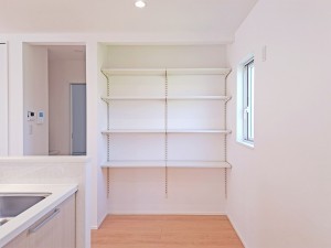 出雲市小山町、新築一戸建ての収納画像です