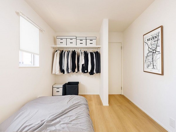 鳥取市湖山町南、新築一戸建ての寝室画像です