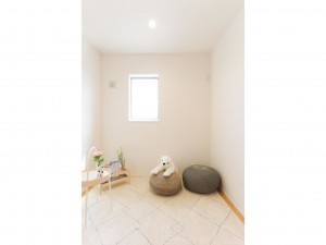 米子市東福原、新築一戸建ての居間画像です