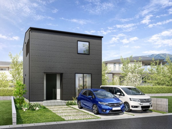 米子市東福原、新築一戸建ての完成予想図（外観）画像です