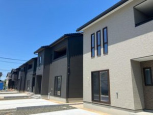 出雲市大津町、新築一戸建ての外観画像です