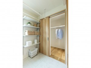 米子市上福原、新築一戸建ての収納画像です