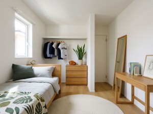 鳥取市岩倉、新築一戸建ての寝室画像です