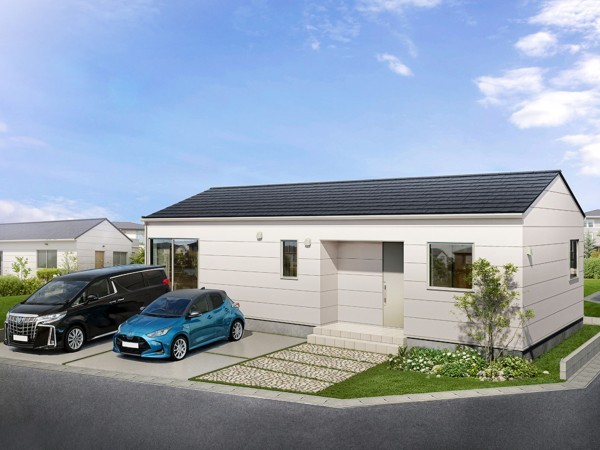 八頭郡八頭町、新築一戸建ての完成予想図（外観）画像です