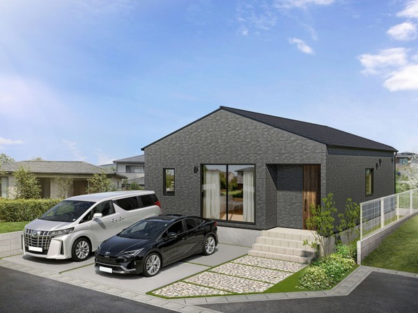 八頭郡八頭町、新築一戸建ての完成予想図（外観）画像です