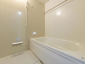 松江市上乃木、新築一戸建ての風呂画像です