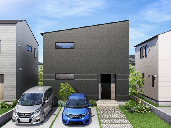 出雲市小山町、新築一戸建ての外観画像です